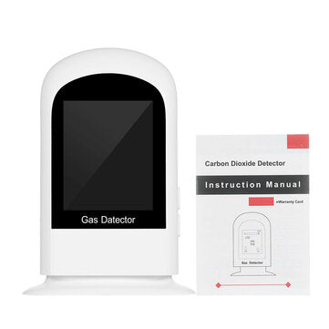 Rechargeable Carbon Dioxide Detector Portable LCD Digital CO2 Meter Carbon Dioxide Tester Temperatur