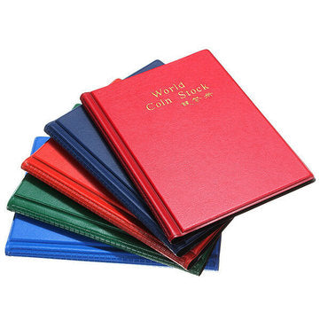 10 Pages 120 Coin Collections Holder Pocket Money Tokens Storage Album Decorations Storage Bag