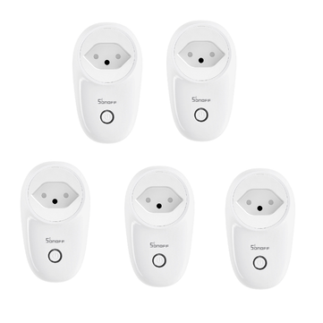 5Pcs SONOFF S26 10A AC90V-250V Smart WIFI Socket CH Wireless Plug Power Sockets Smart Home Switch Wo