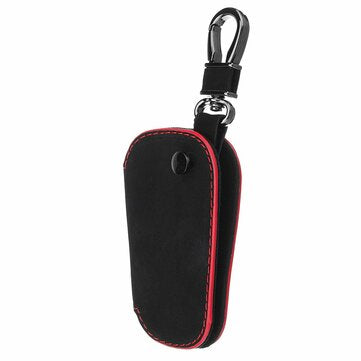 Car Carbon Fiber Leather Skin Key Case Cover Ring for Mercedes... (TYPE: SEVENLIGHTCOLORSWITHREMOTE)