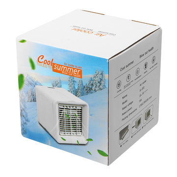 5W 3 Speed Air Cooling Fan USB Mini Air Conditioner Desktop Small Fan Student Dormitory Mute Air Coo