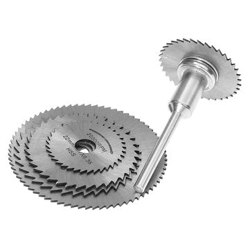 Drillpro SW-B1 6pc HSS Circular Saw Blade Set For Metal & Dremel Rotary Tools