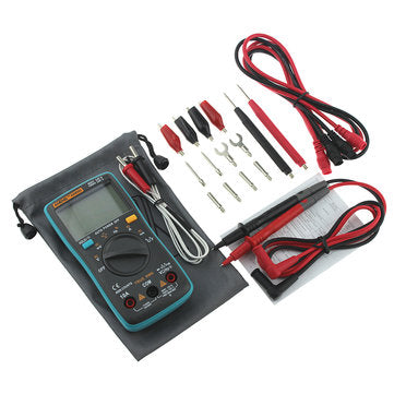 Temperature Tester Digital Multimeter Amperometer Universal Meter 6000 Counts Backlight AC DC Curren