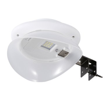 Solar Powered 9 LED Fence Light Outdoor Garden Wall Lobby Pathway Lamp Waterproof