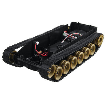 3V-9V DIY Shock Absorbed Smart Robot Tank Chassis Crawler Car Kit With 260 Motor