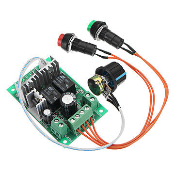 DC 5-30V 10A 300W PWM DC Motor Speed Regulator Speed Controller 6V 12V 24V Positive And Reverse Swit