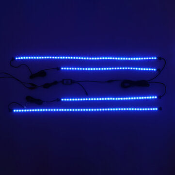 RGB LED Under Car Tube Strip Underglow body Neon Light bluetooth+RF Control