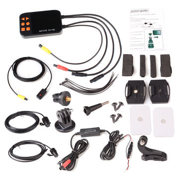 DV188 1080P 2.7inch FHD Action Sports Camera Video DVR Dual Lens 130 Bike Motorcycle Car Dish Cam
