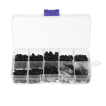 Suleve MXCP4 500Pcs P hilips Button Head Screw Carbon Steel Mini Electronic Notebook Laptop Repai