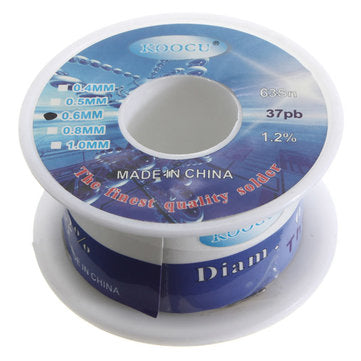 0.6mm 63/37 Tin Solder Soldering Welding Iron Wire Lead Rosin Core Flux Reel