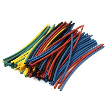 410pcs 2:1 Polyolefin Halogen-Free Heat Shrink Tube Sleeving 5 Color 10 Size