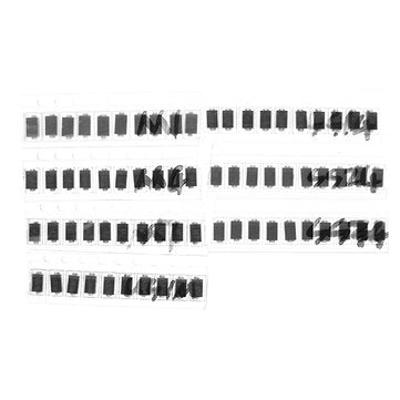 70pcs 7 Values SMD Diode Pack Electronic Components Kit 10pcs Each Value 1N4001 1N4004 1N4007 SS14