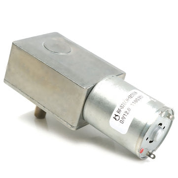 5Pcs 12V 2RPM Reversible High Torque Turbo Worm JGY370 Geared DC Motor