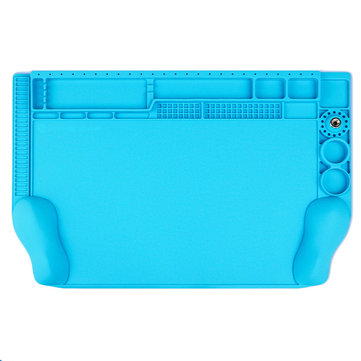 SS-004H 45x30cm 3D Wrist Protection Phone Maintenance Mat Ergonomic Silicone Desk Mat High Temperatu