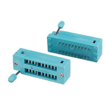 6pcs IC Lock Seat Zif Socket Test Universal zif Sockets 20Pin