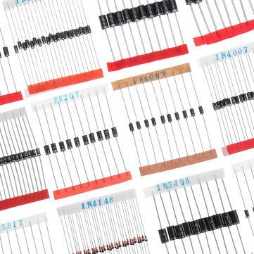 1000pcs Fast Switching Schottky Diode Assorted Kit 1N4001 1N4004 1N4007 1N5408 UF4007 FR207 1N5817 1