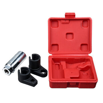 3Pcs Auto Oxygen Sensor Socket 6 Point Wrench O2 Tool Remover Installer Set