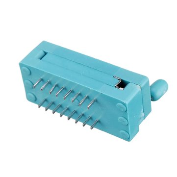 10Pcs IC Lock Seat Zif Socket Test Universal zif Sockets 16Pin