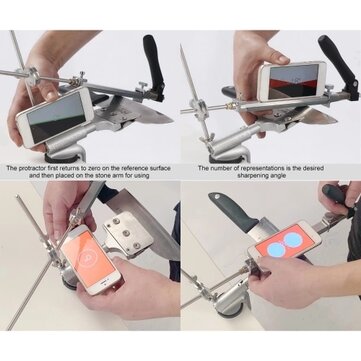 Sharpener Set Fixed-angle Knife Sharpener Knife Sharpening Kit Knife Slicker Edge Sharpener Abrasive