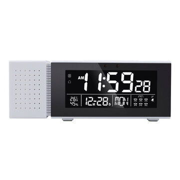 TS-P30 Multi-function Sound and Light Digital Alarm Clock Home Night Light IR Huma... (COLOR: WHITE)