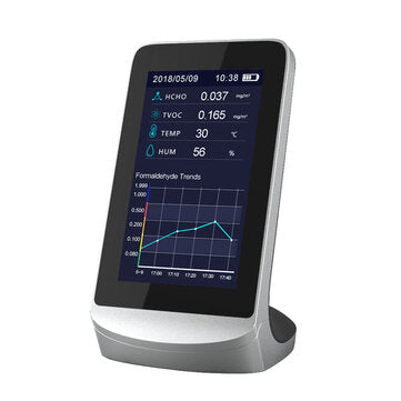 DM72B Digital LCD PM2.5 PM1.0 PM10 HCHO TVOC Air Quality Detector Thermometer and Hygrometer Air Qua