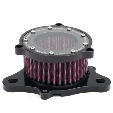 Motor Air Cleaner Intake Filter System Aluminum For Harley-Davidson Sports XL 883 1200 2004 2005 200