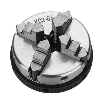 SANOU 3/4 Jaws Wood Lathe Chuck 50mm 63mm Manual Chuck Self-centering DIY Metal Wood La... (SIZE: D)