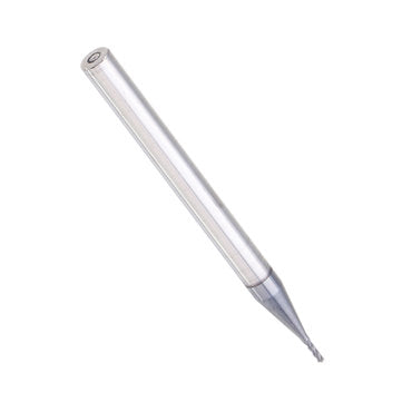Drillpro 10pcs 1mm HRC55 TiAlN 2 Flutes End Mill Cutter Tungsten Carbide Milling Cutter CNC Tool