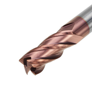 Drillpro 10mm HRC55 AlTiN Coating 4 Flutes End Mill Cutter Tungsten Carbide End Mill Cutter CNC Tool
