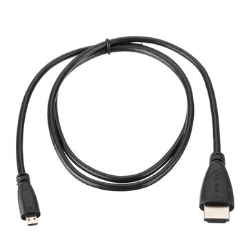 5pcs Micro HDMI to HDMI HD Cable 1 Meter Data Conversion Display Cable