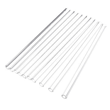 10Pcs Thick Wall Borosilicate Glass Blowing Tube 150mm x 7mm x 1.5mm