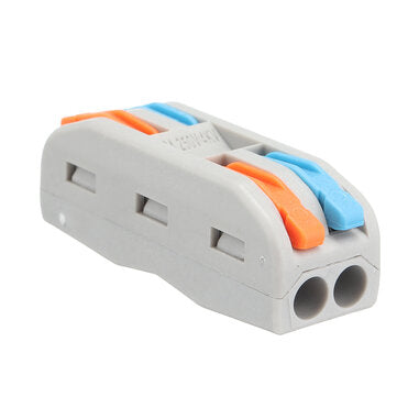 Excellway 30pcs PCT-2 2Pin Colorful Docking Connector Electrical Connectors Wire Terminal Block Univ