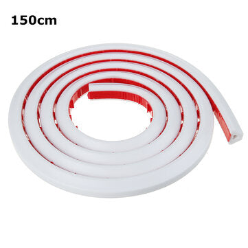 60-200cm Length Bathroom Water Stopper Silicone Water Retaining Strip Waterproof ... (LENGTH: 150CM)