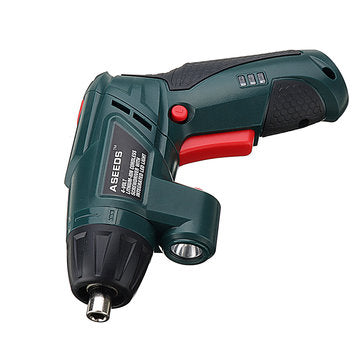 ASEEDS 4V Foldable Electric Screwdriver LED Light 13000mAh Lithium Battery Rechargeable Cordless Scr