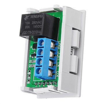 5pcs Mini 12V 20A Digital LED Dual Display Timer Relay Module With Case Timing Delay Cycle