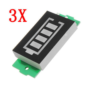 3pcs 2S Lithium Battery Pack Power Indicator Board Electric Vehicle Battery Power Indicator 8V Power