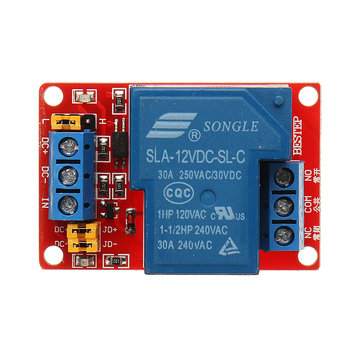 1 Channel 12V Relay Module 30A With Optocoupler Isolation Support High And Low Level Trigger BESTEP