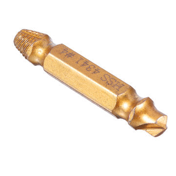 Drillpro 5pcs Double Side Damaged Screw Bolt Extractor Drill Bits Gold Oxide Edition Stripped Screw