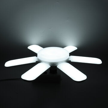 Folding Garage Work Light E27 Bulb Ceiling Lamp Workshop Warehouse Ceiling Light