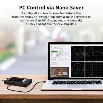 NanoVNA-H4 4" LCD 50KHz~1.5GHz VNA HF VHF UHF UV Vector Network Analyzer