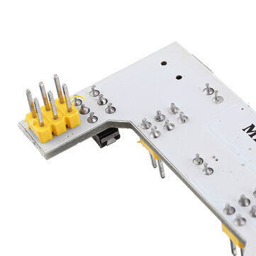 5Pcs MB102 2 Channel 3.3V 5V Breadboard Power Supply Module White Breadboard Dedicated Power Module