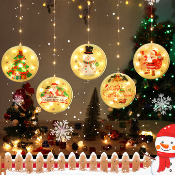 USB Hanging 3D Christmas LED String Light Novelty Decorative Light with Remote Control for Festival