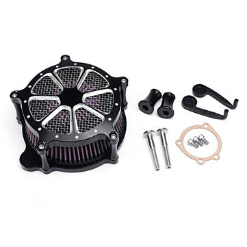 Motorcycle Air Cleaner Intake Filter For Harley Motor 93-2007