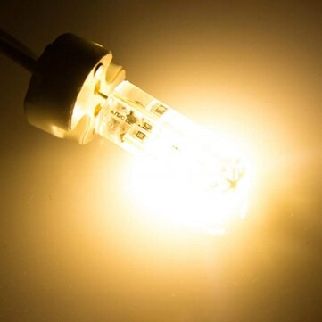 10PCS AC/DC12V 3W G4 48 LED Corn Bulb SMD3014 Warm White No Flicker Chandelier Light