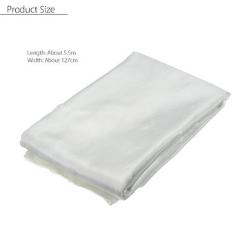 1.27x5.5m Fiber Glass Woven Roving Fiber Plain Weave Cloth DIY Craft