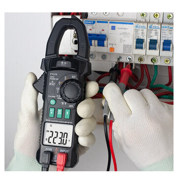 FUYI FY219 Double Display AC/DC True RMS Digital Clamp Meter Portable Multimeter Voltage Current Met