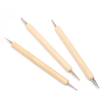 6Pcs Leather Craft Modelling Spoon Carving Stylus Tool Set