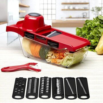 XYJ CCFG8901 Multi-function Vegetable Cutter Steel Blade Mandoline Slicer Potato Peeler Carrot Chees