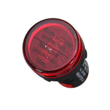 Machifit AD16-22V 22mm Digital AC Voltmeter AC 50-500V Voltage Meter Gauge Digital Display Indicator
