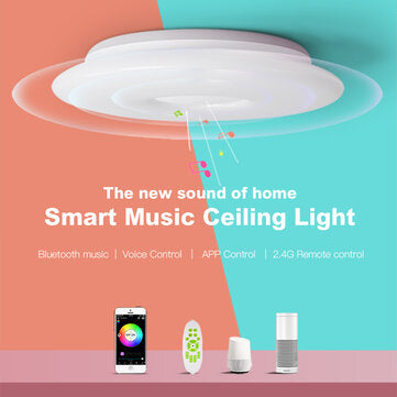 OFFDARKS Smart Ceiling Light LXD-XG36-SP WIFI Voice Control Bluetooth Speaker APP Remote Control Bed